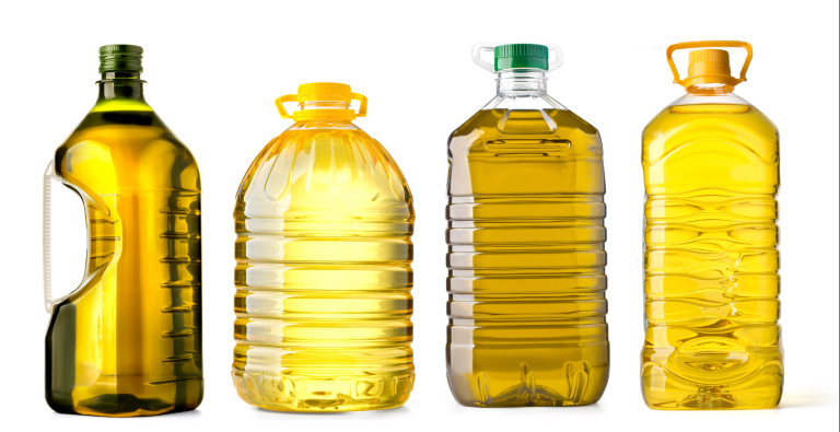 bottles of cooking oils